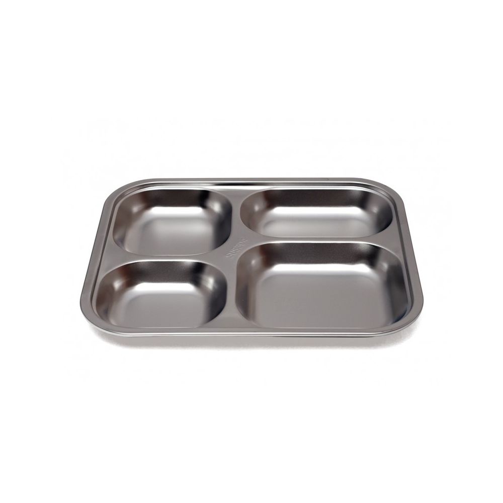 Plateau 4 compartiments enfant inox  Produits