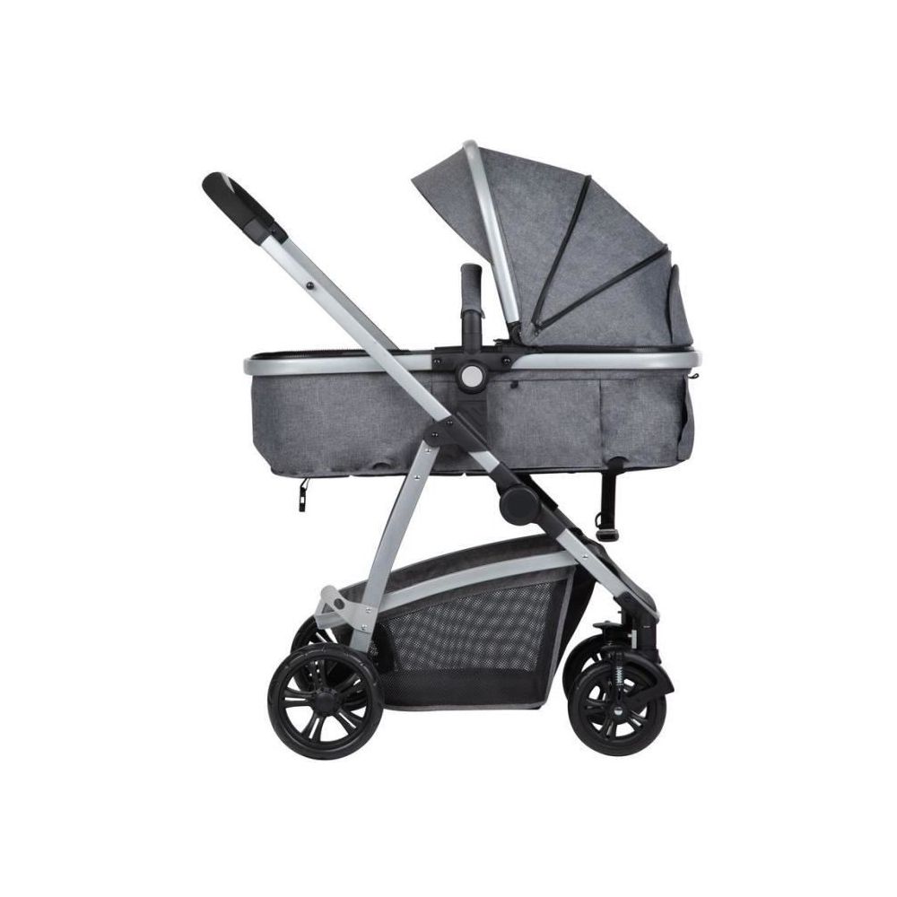 Bebeconfort Hello 2 en 1, Poussette 2 en 1 avec assise convertible en  nacelle, de la naissance à 4 ans, jusqu'à 22 kg, Black Chic