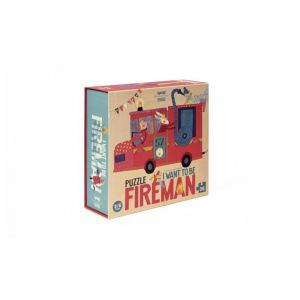 Puzzle I want to be Fireman Londji  Produits