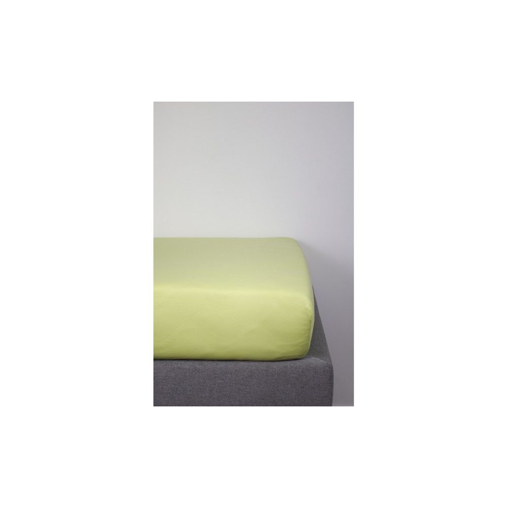 Drap housse coton bio vert 60x120cm pour lit bébé  Produits