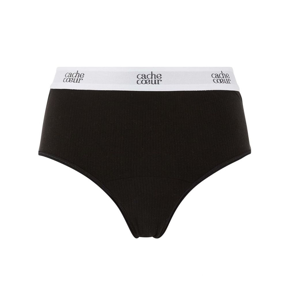 Culotte de grossesse serenity noir Cache Coeur