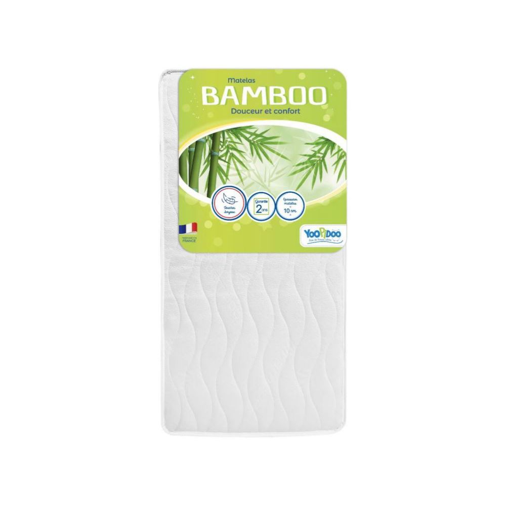 Matelas bébé Bamboo 60x120x10cm Yoopidoo  Produits