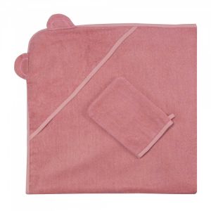 Sortie de bain ourson rose 3KG7  Produits