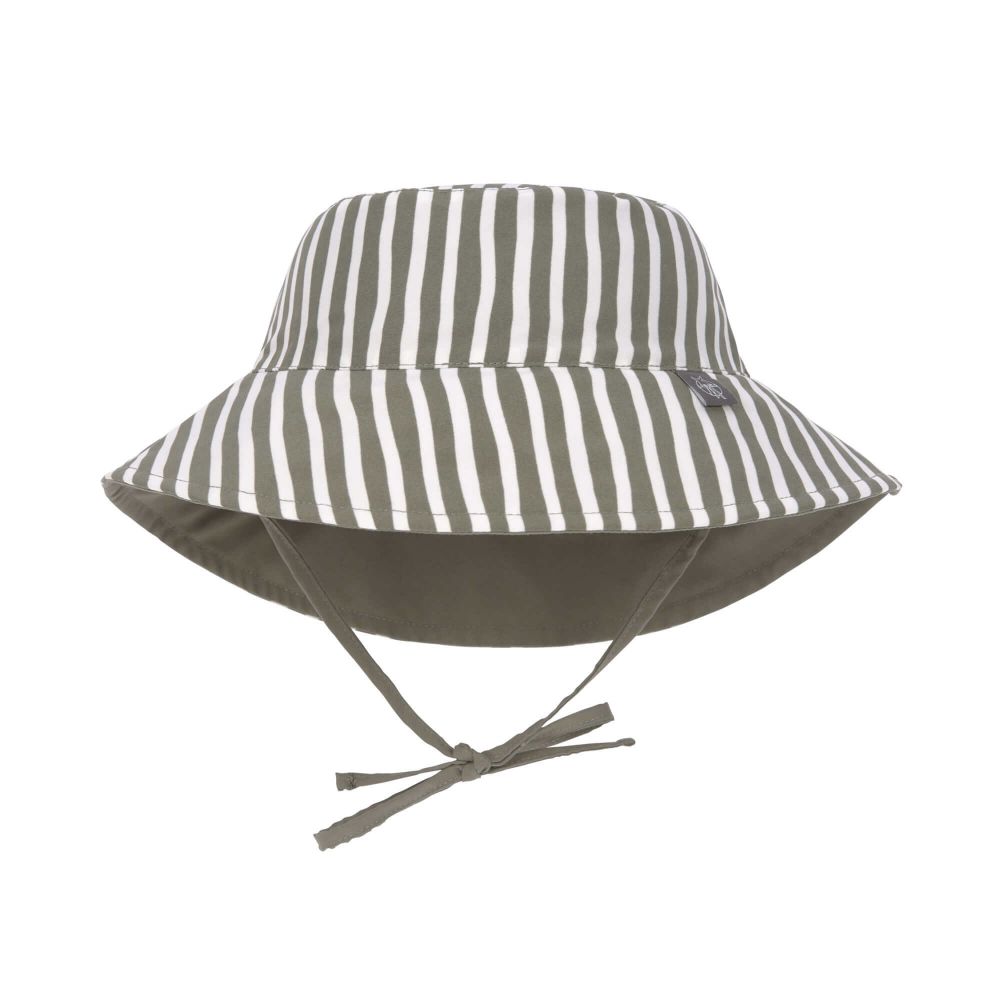 Chapeau anti-UV réversible, Rayé Olive 48/49 Lassig  Produits