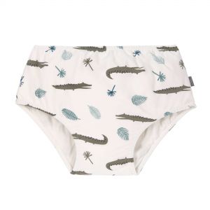 Couche Maillot de Bain Garçon Crocodile Blanc 6 mois Lassig  Produits