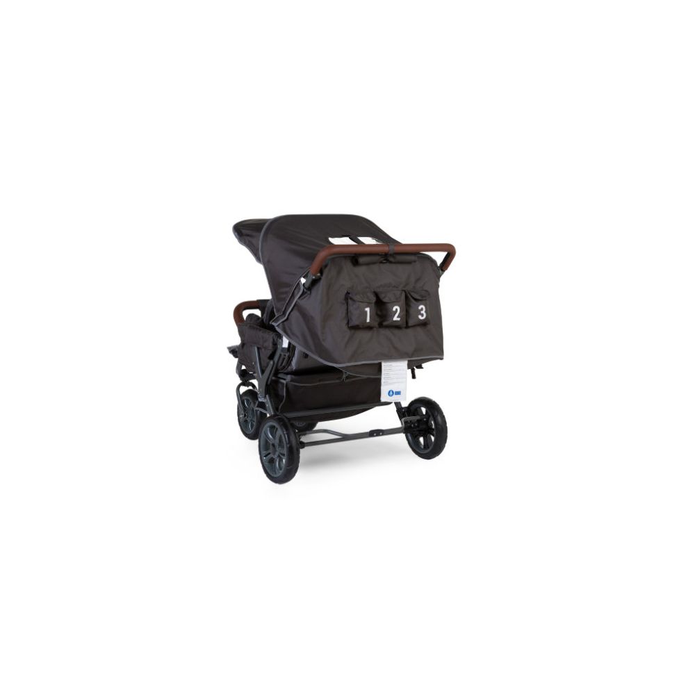 Vente en ligne pour bébé  Poussette triple 3 places anthracite Chi