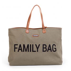 Sac à langer FAMILY BAG toile Kaki Childhome  Produits