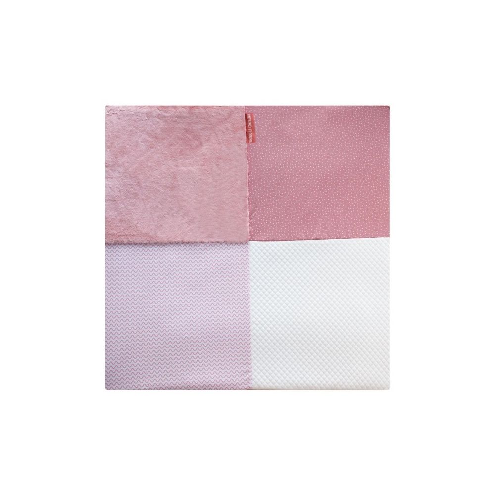 Tapis tapidou mosaïque rose blanc Doudou et compagnie  Produits