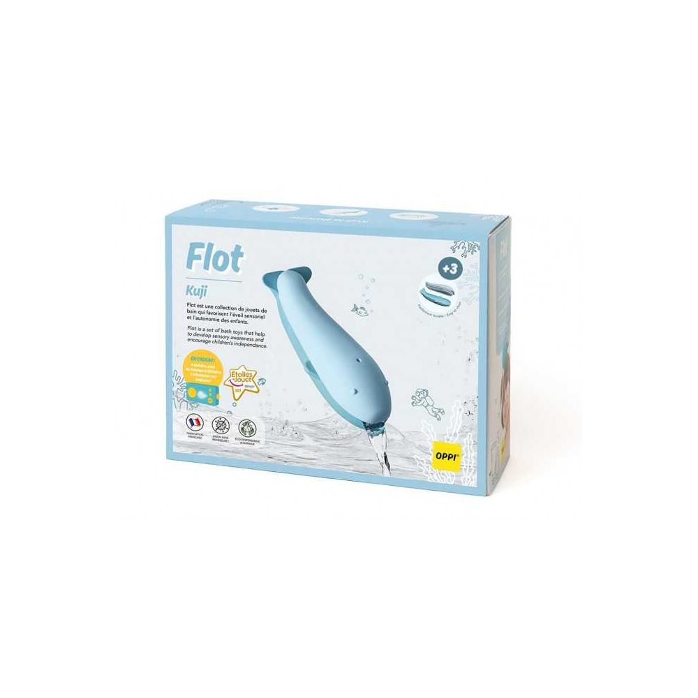 Jouet de bain - Kuji la Baleine - Gamme Flot - Oppi  Produits