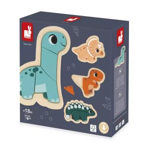 Set de 4 puzzles évolutifs Dinosaure Janod  Produits
