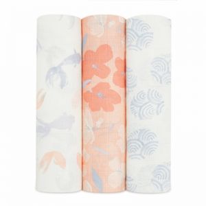 Lot de 3 langes bambou Silky Soft Koi Pond - Aden Anais  Produits