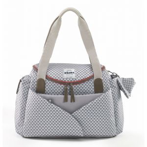 Sac à langer Sydney II print grey Beaba  Produits