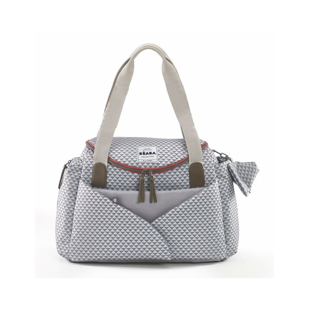 Sac à langer Sydney II print grey Beaba  Produits