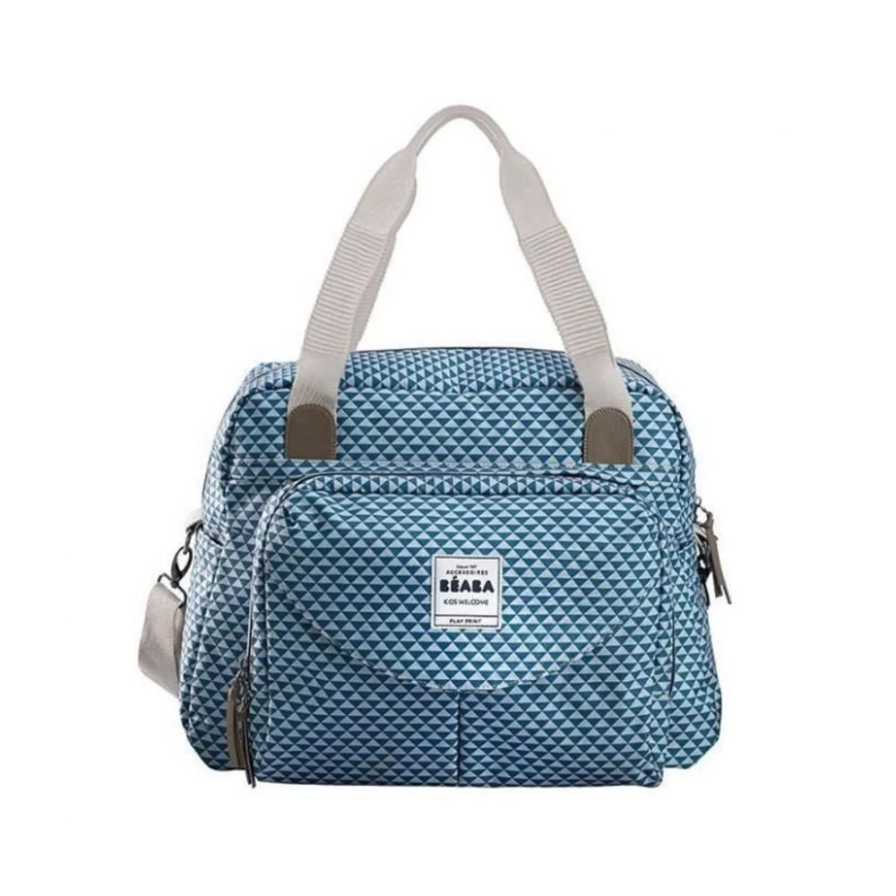 Sac à langer Genève II Play Print bleu - Béaba  Produits