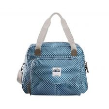 Sac à langer Genève II Play Print bleu - Béaba  Produits