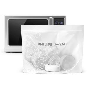 Sachet de stérilisation pour micro-ondes lot de 5 SCF297/05 Philips Avent  Produits