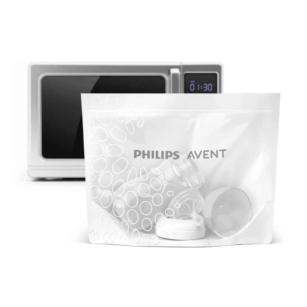 Sachet de stérilisation pour micro-ondes lot de 5 SCF297/05 Philips Avent  Produits