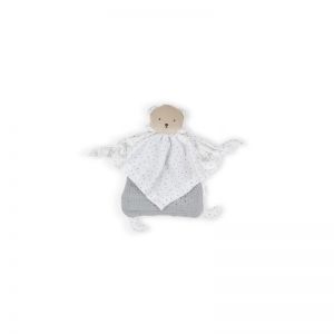 Doudou Ourson Gris Coton Bio - Kaloo  Produits