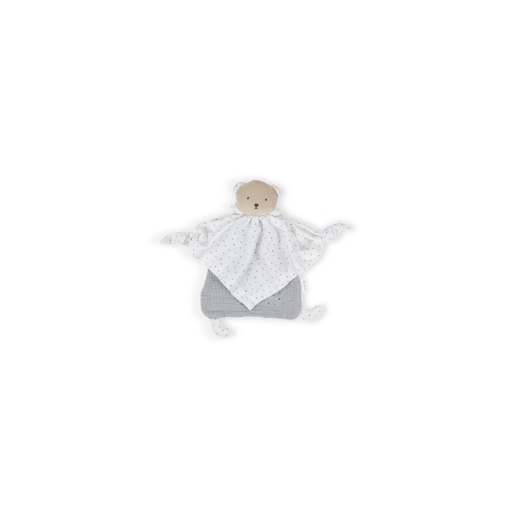 Doudou Ourson Gris Coton Bio - Kaloo  Produits