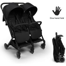 Poussette double Duo Buggy Adige Noir - Baninni  Produits