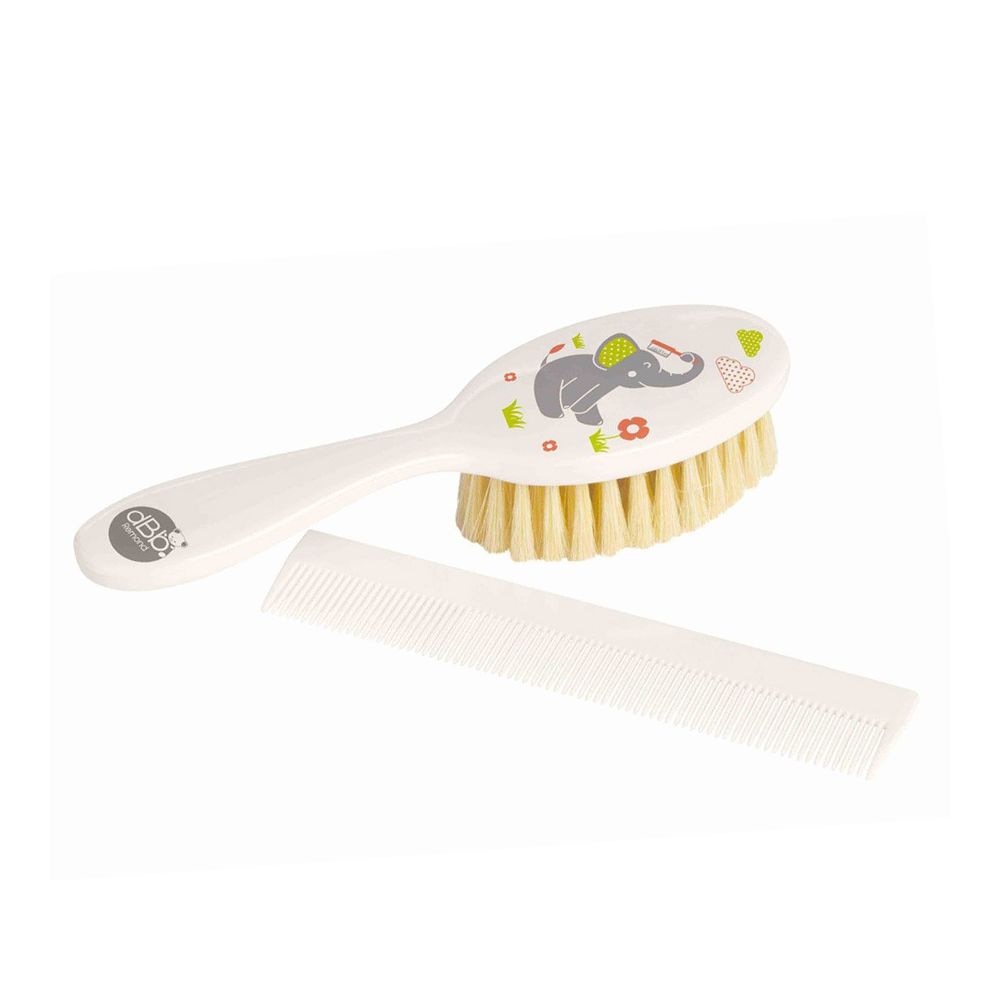 Brosse et peigne plastique elephant - Remond  Produits