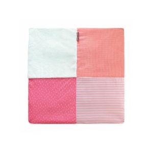 Tapis Tapidou mosaïque corail blanc Doudou et compagnie  Produits