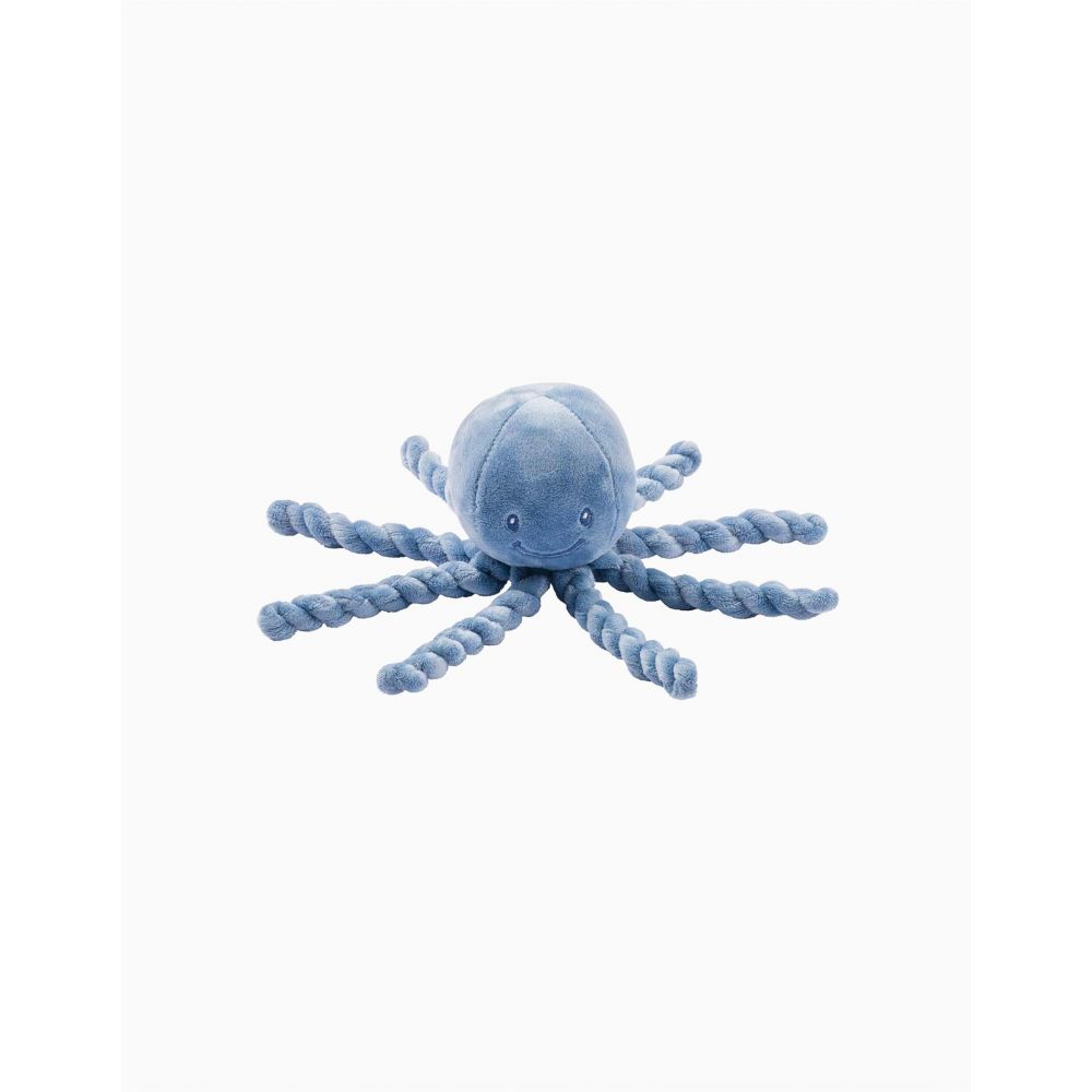 Peluche pieuvre Lapidou bleu - Nattou  Produits