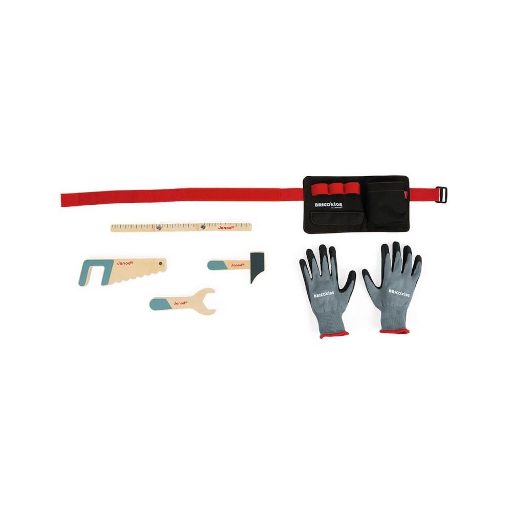 Ceinture de bricolage outils avec gants - Janod  Produits