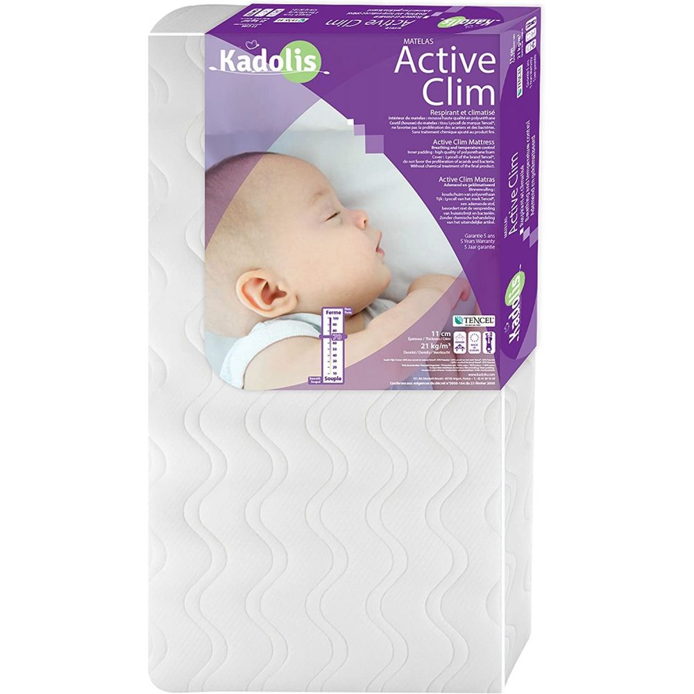 Matelas Tencel active clim 60x120 Kadolis  Produits