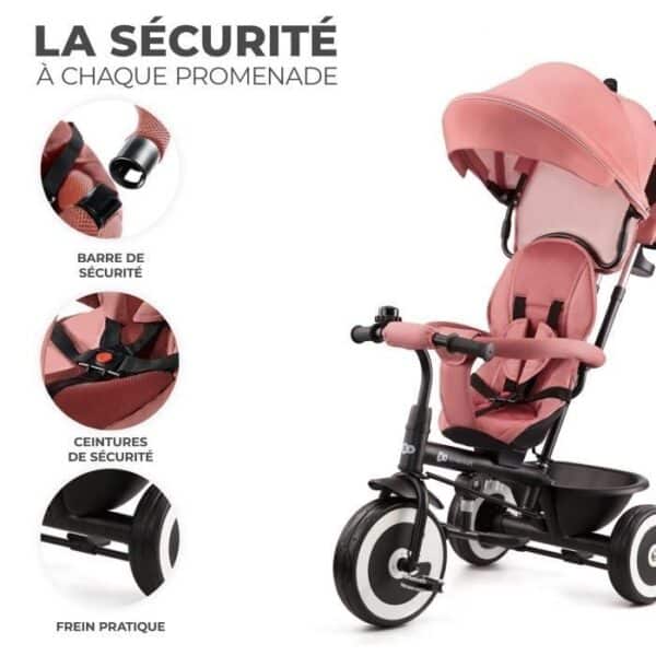 TRICYCLE KINDERKRAFT ASTON évolutif de 9 mois à 5 ans Produits