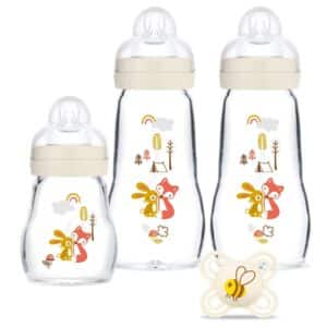 Coffret biberon naissance verre - Mam Produits