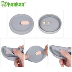 Capuchon silicone gris pour recueil Lait Haakaa Produits