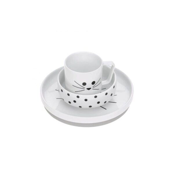 Coffret repas en porcelaine souris Little Chums 3 pièces Lässig Produits