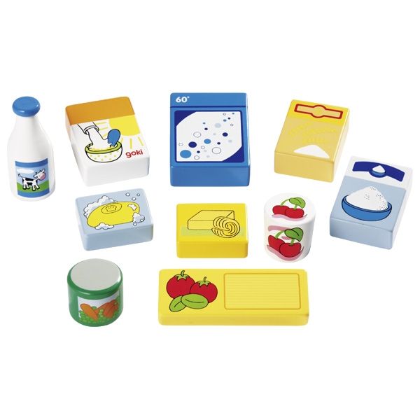 Corbeille de produits alimentaires et d'entretien Goki Produits