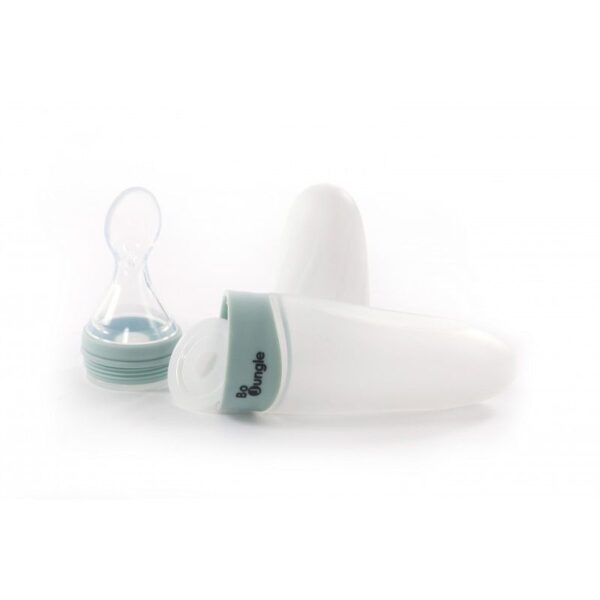 Cuillère distributrice en silicone mauve Bo jungle Produits