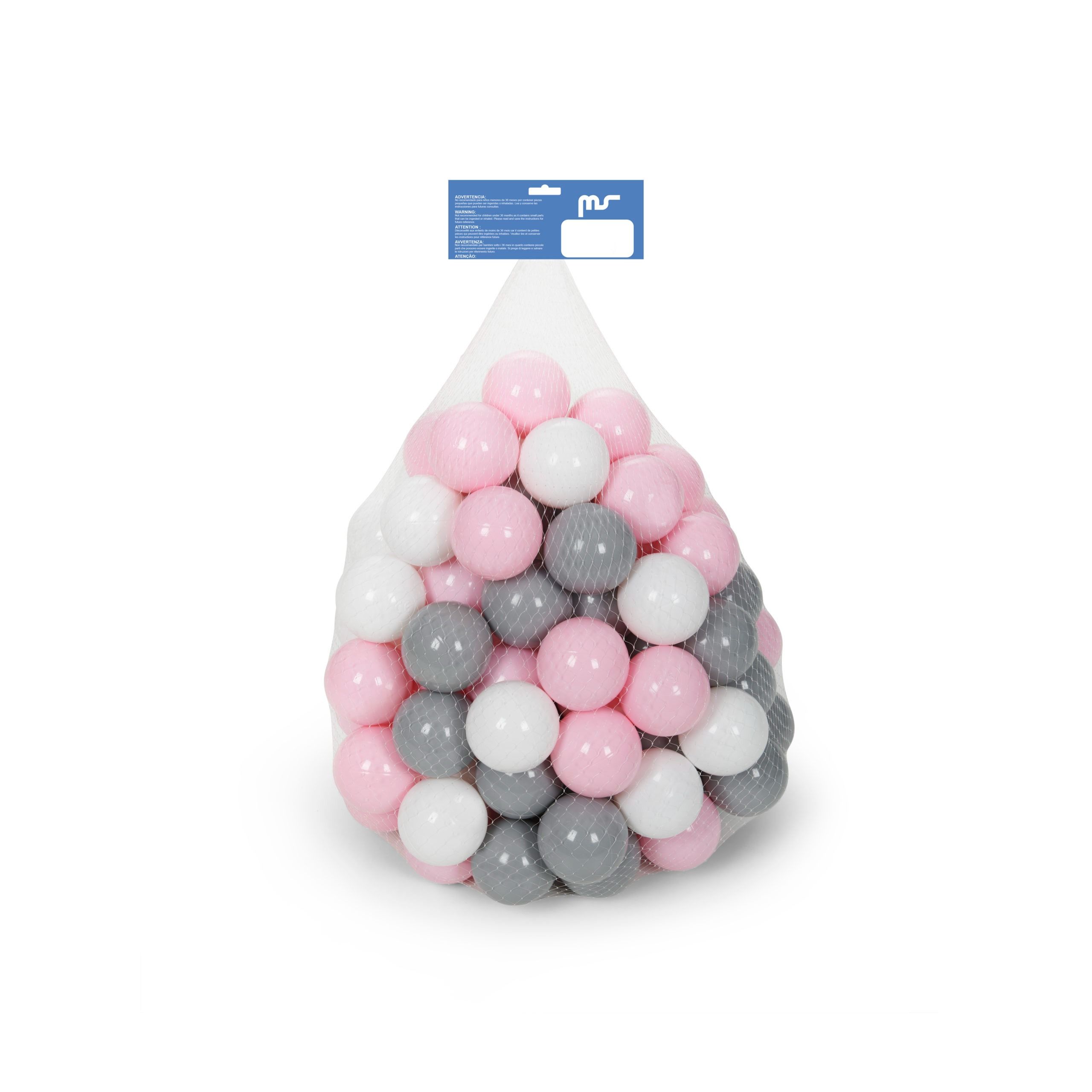 MS BabyWorld – Piscine à balles ronde en mousse pour bébé avec +100 balles | Piscine sensorielle rembourrée | Aire de jeux pour tout-petits | Douce au toucher | Idéale pour l'intérieur