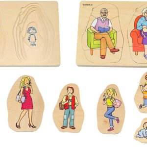 Puzzle à superposition Grand-Parent Beleduc Produits