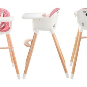 chaise haute 2 en 1 Sienna rose Kinderkraft Produits