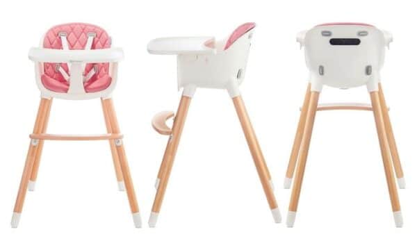 chaise haute 2 en 1 Sienna rose Kinderkraft Produits chaise haute 2 en 1 Sienna rose Kinderkraft Produits