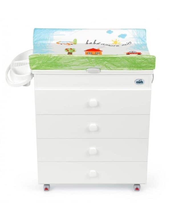 Commode à langer Asia blanc Cam Produits Commode à langer Asia blanc Cam Produits