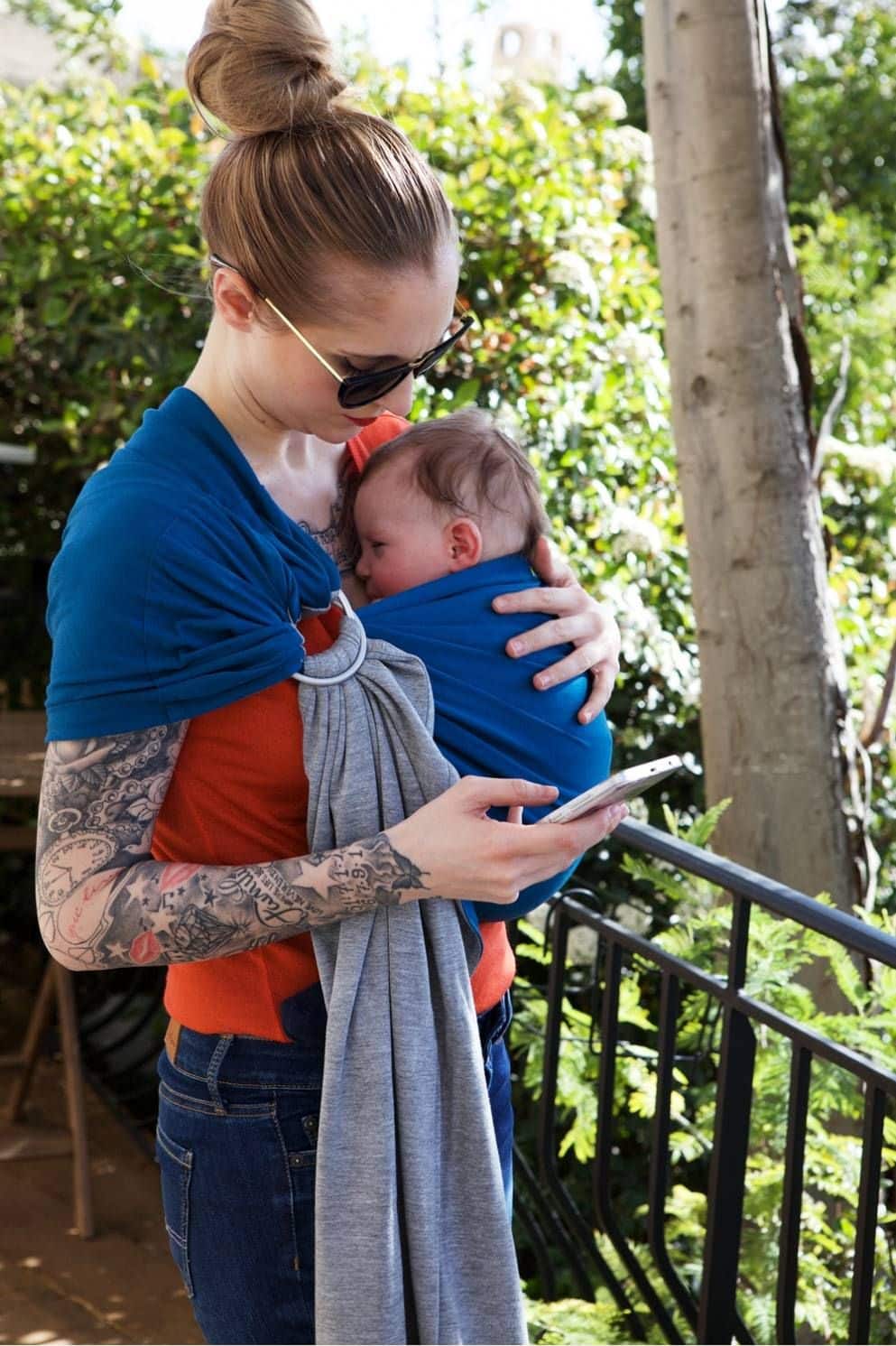 baby carrier noeud echarpe love radius