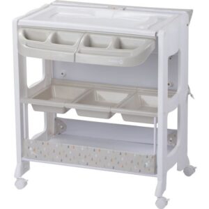 Table à langer avec baignoire Dolphy warm grey Safety first Produits