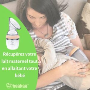 Pack Haakaa Generation 3 Recueil-Lait + Biberon 160ml Produits