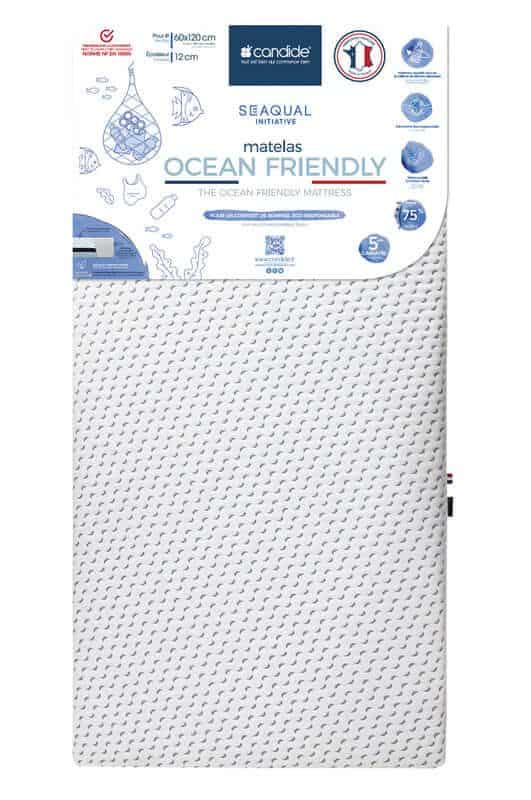 Matelas Ocean Friendly déhoussable 70x140 Candide Produits