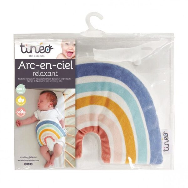 Bouillotte graines de lin Arc-en-ciel relaxant Tineo Produits