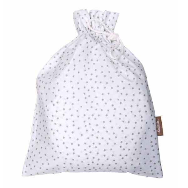 Gigoteuse blanc etoile 50 cm Kadolis Produits