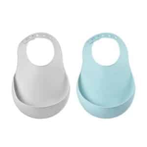 Lot de 2 bavoirs en silicone Béaba Produits