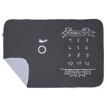 Couverture décor pour photos + 2 accessoires gris/blanc BBandCo Produits