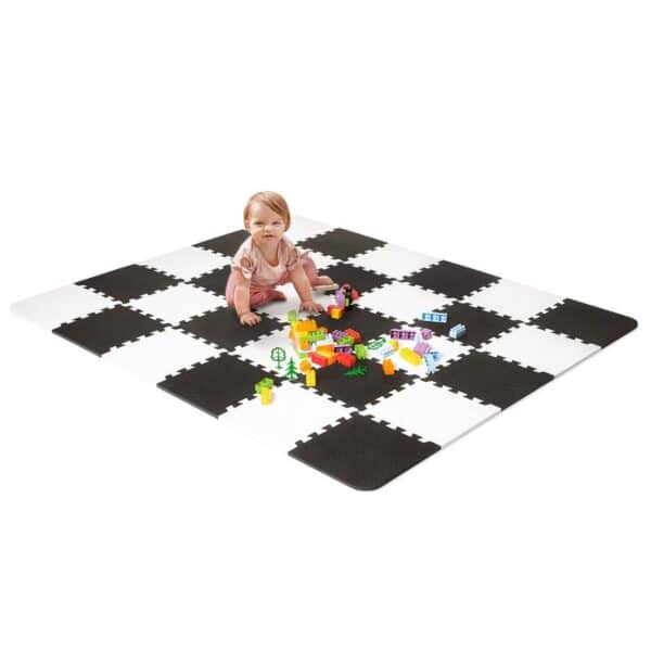 Tapis puzzle enfant Luno mousse noir Kinderkraft Produits