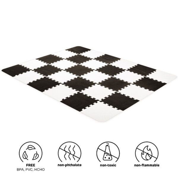 Tapis puzzle enfant Luno mousse noir Kinderkraft Produits